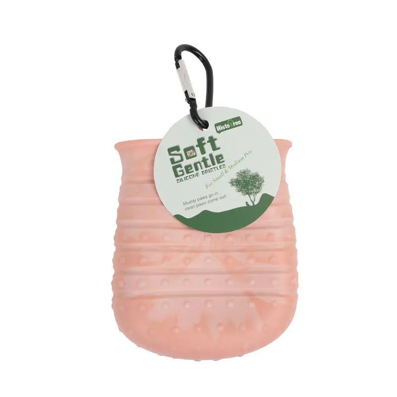 2 In 1 Dog Paw Cleaner Cup Soft Pet Dog Foot Cleaning Washer Brush Cup Portable Pet Foot Washer Paw Clean Brush Foot Cleaning Bucket Pet Products Smart Desion