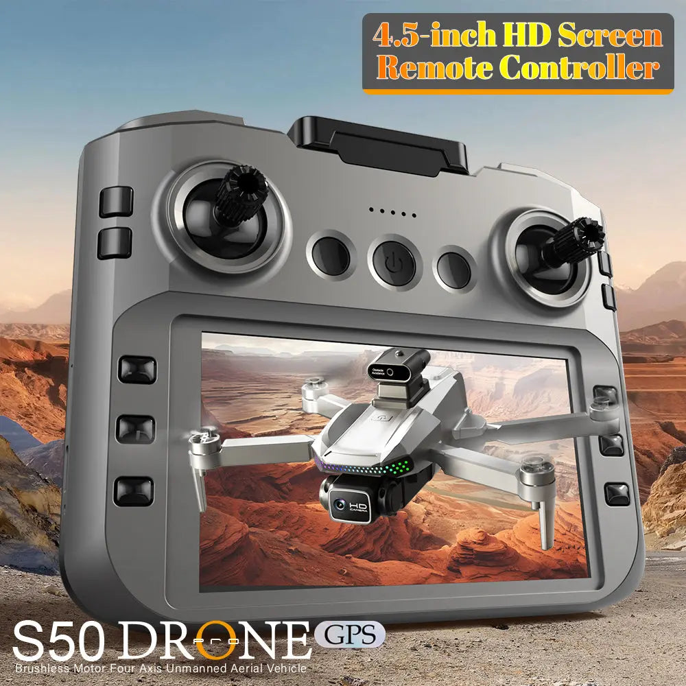S50 Pro GPS Drone with HD Camera & Obstacle Avoidance Smart Desion