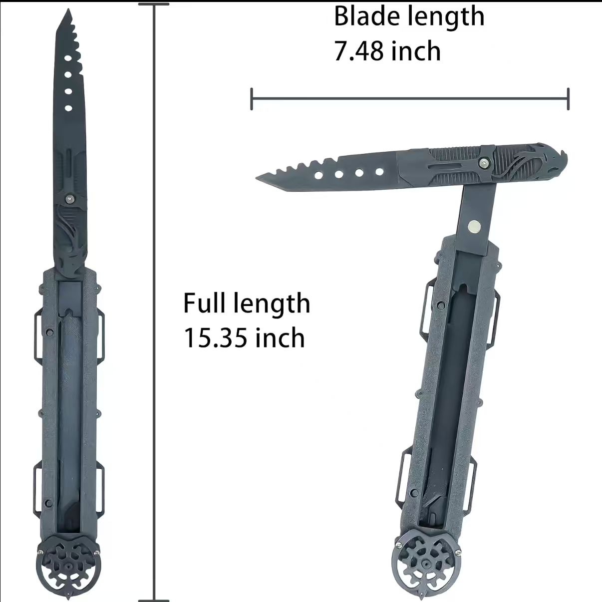 AC Hidden Blade Wrist Cosplay Prop – Retractable, 3D Printed, Lightweight