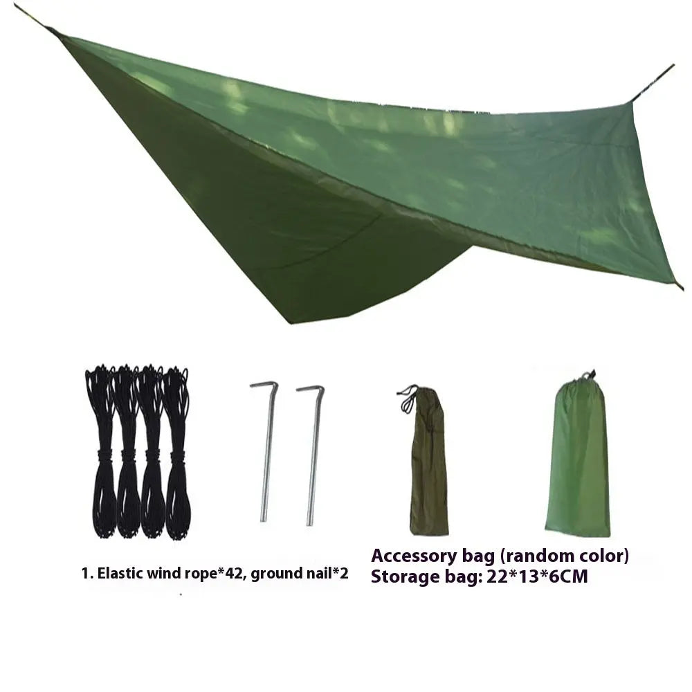 Waterproof Anti-mosquito Sunshade Mosquito Net Hammock Package Outdoor Camping Aerial Swing Hammock 270270 Canopy Smart Desion