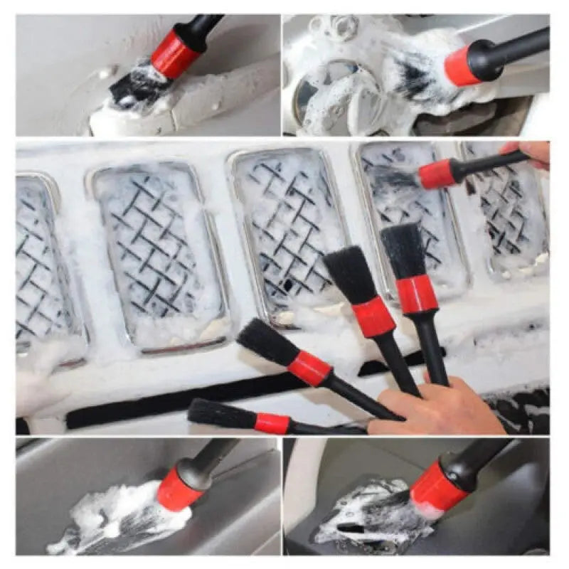 30PCS Car Detailing Wash Brush Set For Interior Exterior Wheels Car Cleaning Kit Smart Desion