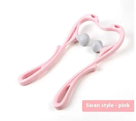 Multifunctional Manual Six-wheel Neck Massager Massage Relieve Roller Massage Tool Smart Desion