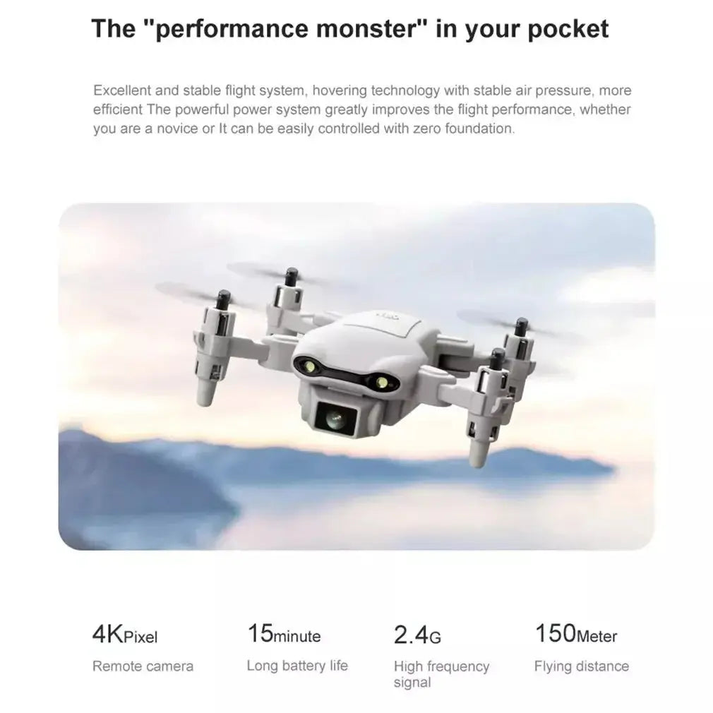 V9 Mini Foldable Drone with HD Camera – Kids & Adults Smart Desion