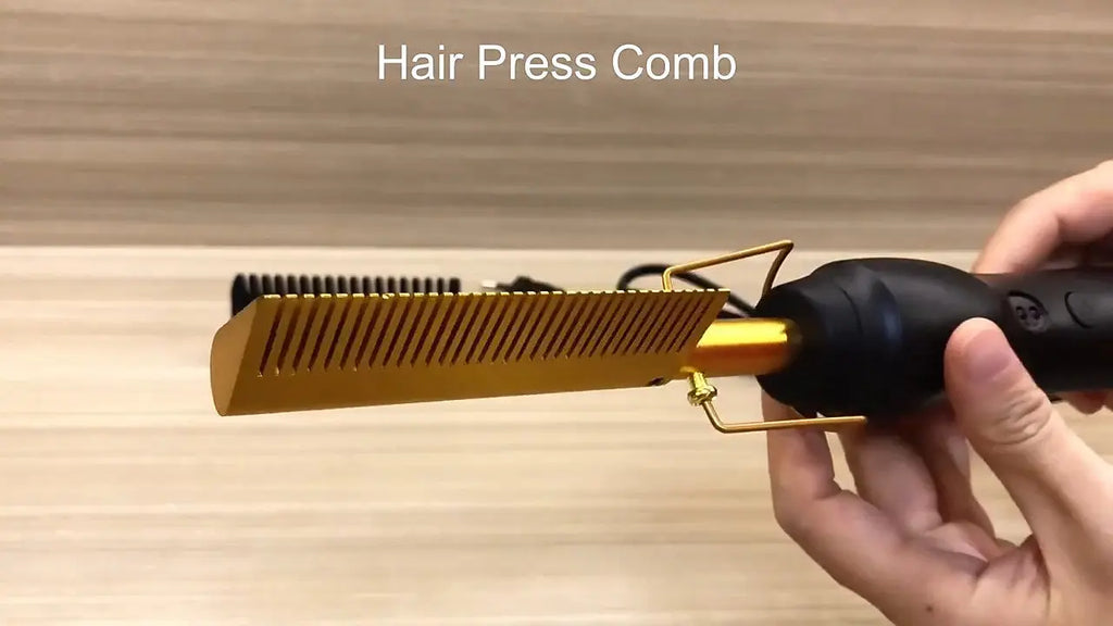 Press Comb Hot Comb Professional Hair Hot Comb Straightener Electric Hot Comb Smart Desion