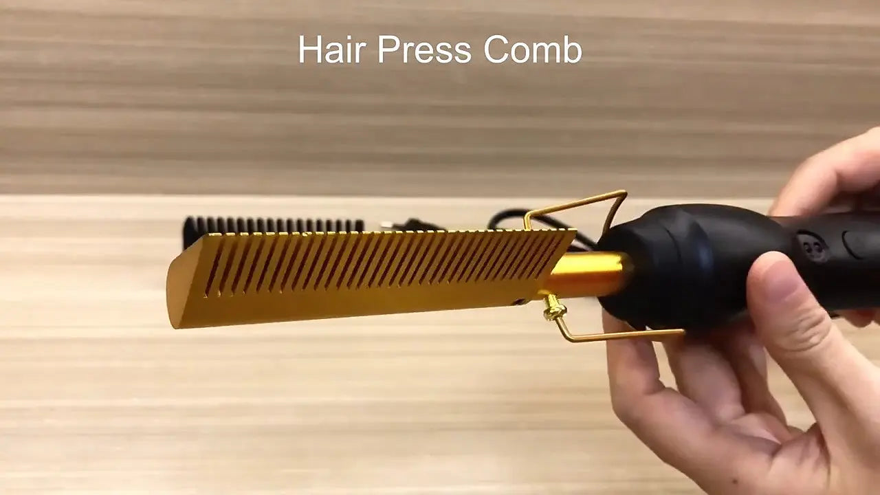 Press Comb Hot Comb Professional Hair Hot Comb Straightener Electric Hot Comb Smart Desion