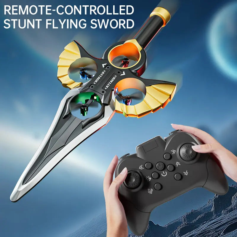 Gesture-Control Flying Sword Drone – Kids' RC Toy Smart Desion