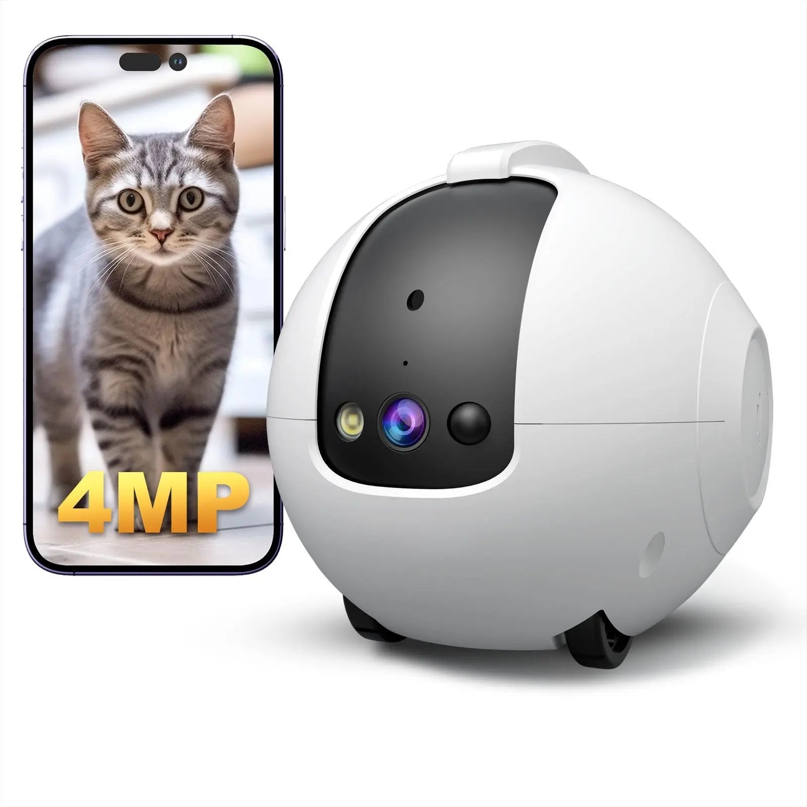 Pet AI Smart Interactive Toy And Tumbler Monitor Smart Desion