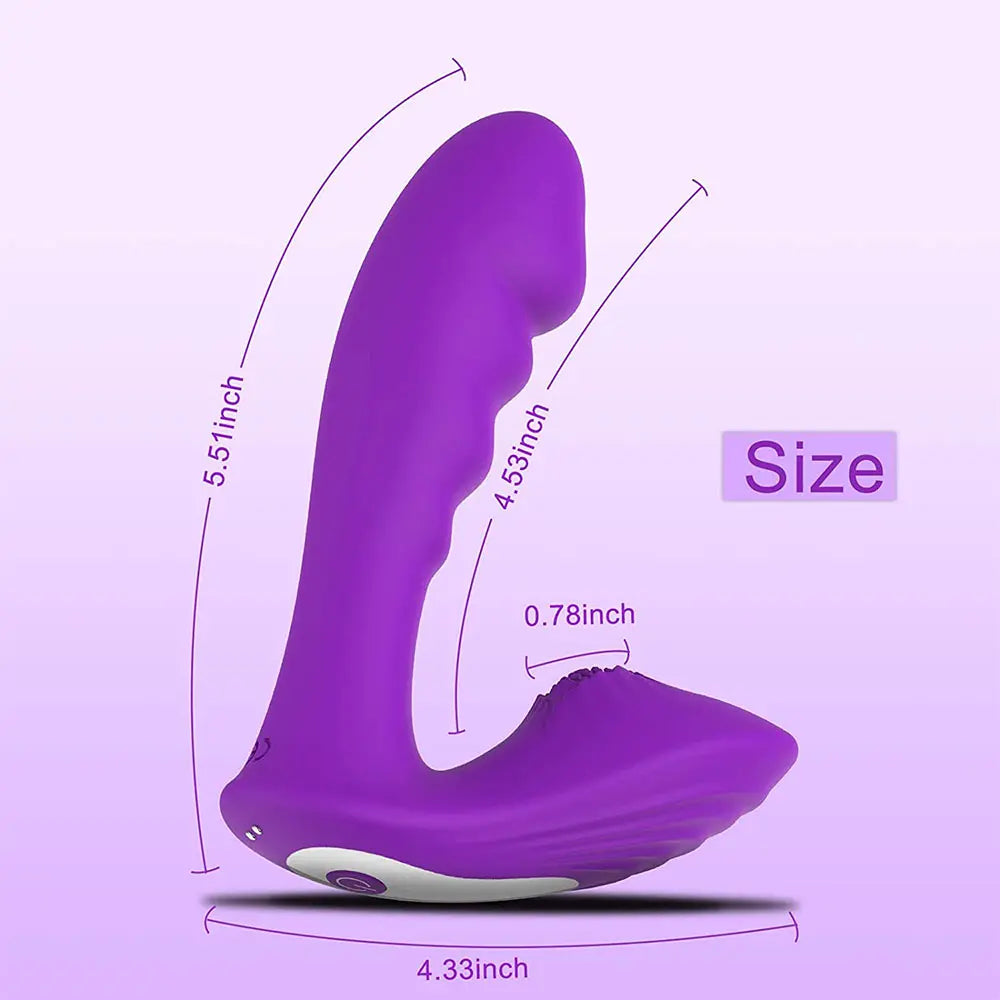 Vibrator- 10 Frequency Vibration Mode Wearable Double Head Vibrator- Female Stimulation Vibration Masturbator- Adult- Products Smart Desion