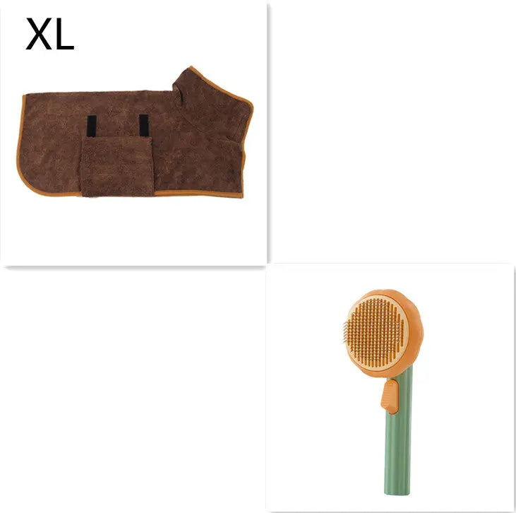 New Pet Cat Brush Hot Selling Hand-held Steel Wire Self-cleaning Comb Looper For Hair Removal Smart Desion