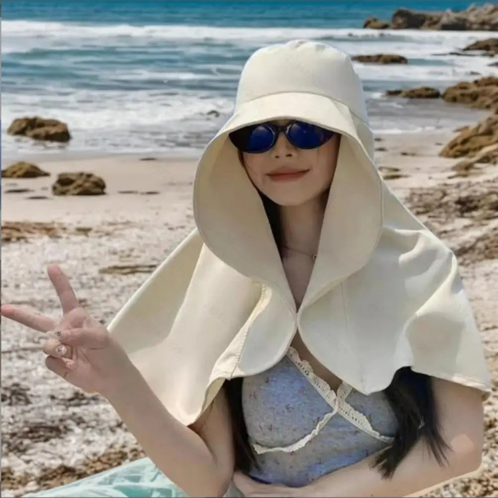 Beach Sun Hat, Neck UV Protection Sun Hat Smart Desion