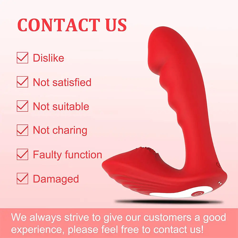 Vibrator- 10 Frequency Vibration Mode Wearable Double Head Vibrator- Female Stimulation Vibration Masturbator- Adult- Products Smart Desion