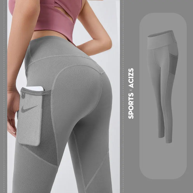 Yoga Pants Women With Pocket Leggings Sport Girl Gym Leggings Women Tummy Control Jogging Tights Female Fitness Pants Smart Desion