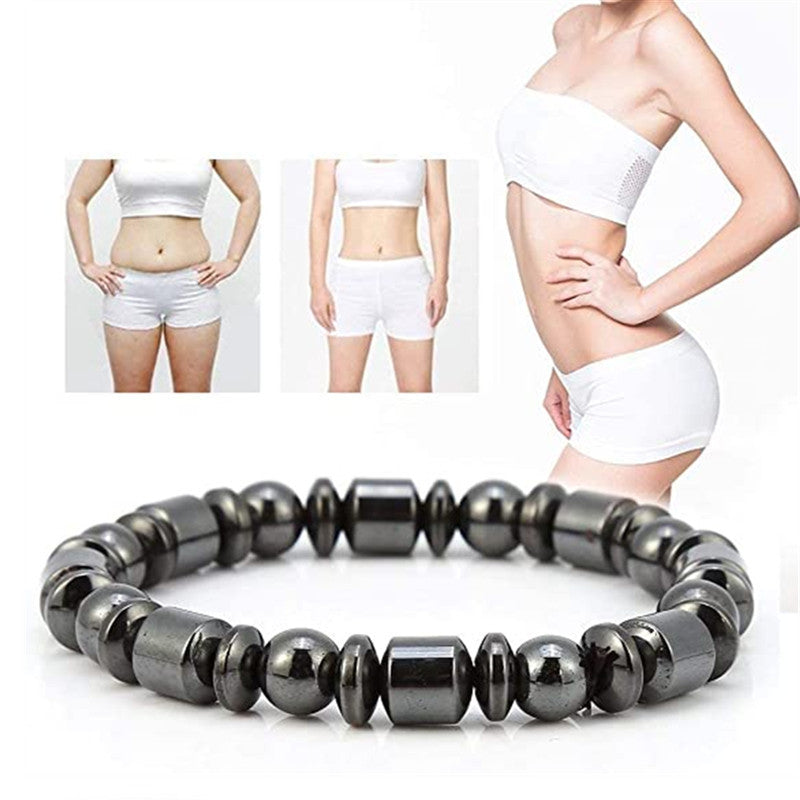 Magnetic Therapy Bracelet – Pain Relief, Slimming, Hematite & Magnetite, Unisex