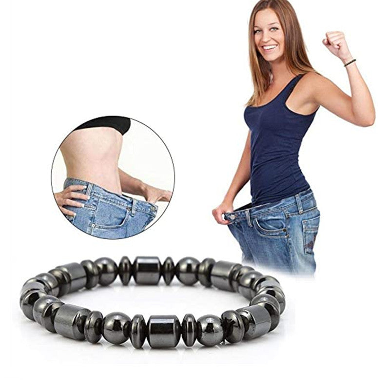 Magnetic Therapy Bracelet – Pain Relief, Slimming, Hematite & Magnetite, Unisex