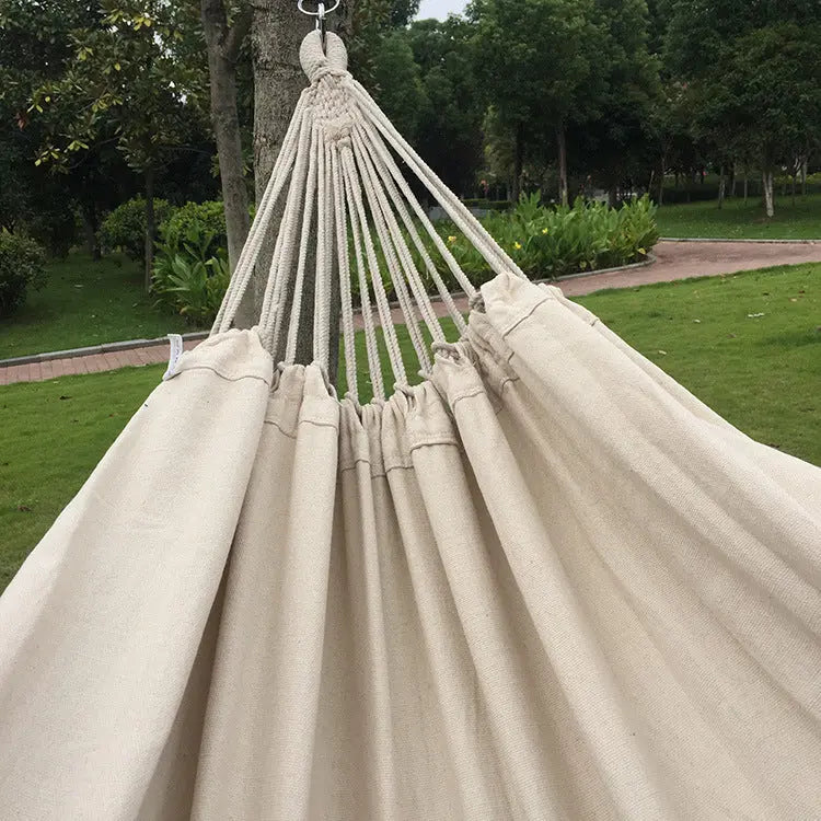Hammock Outdoor Nordic Bohemian Tassel Double Hammock Outdoor Indoor Smart Desion