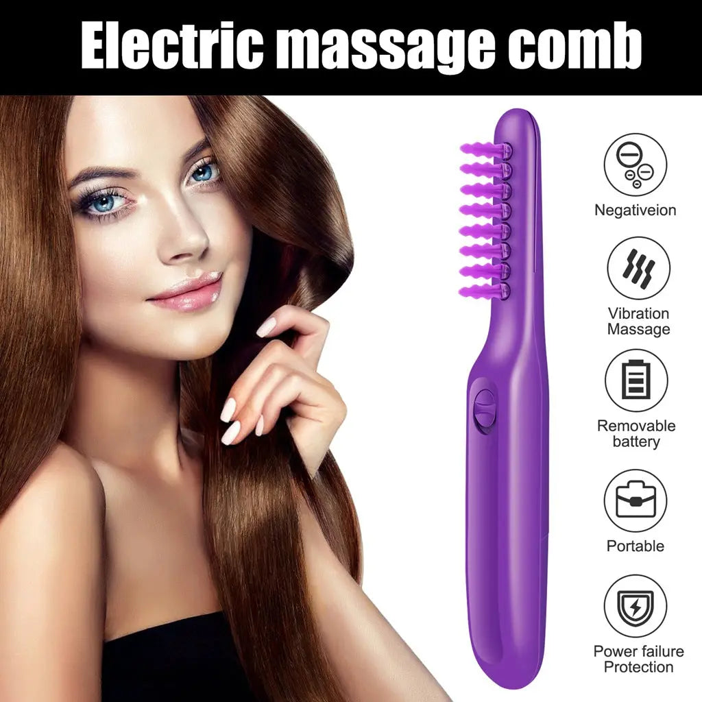 Electric Detangling Brush Scalp Massage Hair Brush Smart Desion