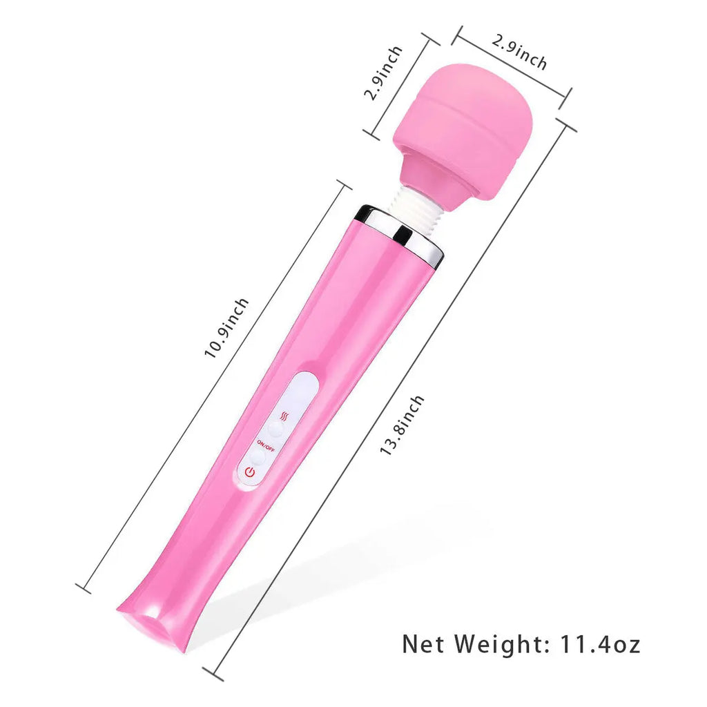 Handheld Massager 20 Speed Wand Vibrating Massage Magic Full Body Therapy Motor Smart Desion